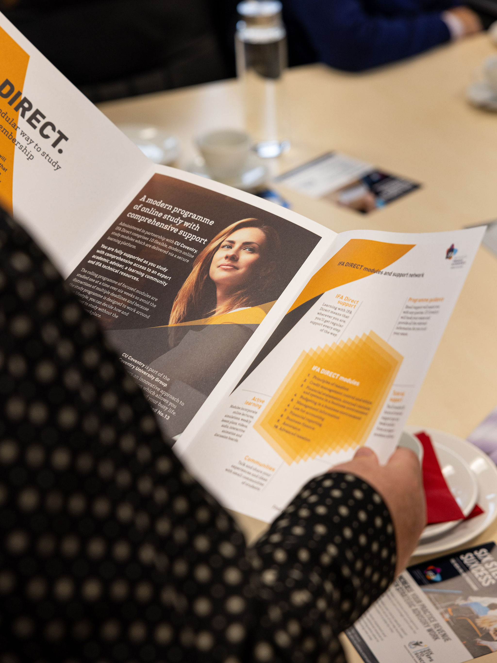 IFA Direct brochure - member holding